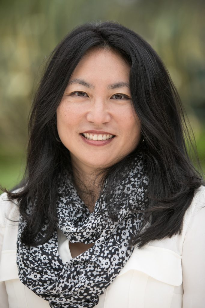 Helen Ahn Lim of Simi Valley received the 2022 President’s Award for Teaching Excellence during Honors Convocation. Photo: Brian Stethem